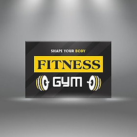Tranh Phòng Tập Gym "Share You Body Fitness Gym" W399