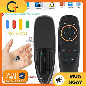 Cảm Biến Con Quay G10S Với Điều Khiển Bằng Giọng Nói Điều Khiển Từ Xa Mini Cho Android Tv Box