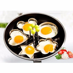 Mua Bộ 5 khuôn inox chiên trứng  làm bánh tạo hình