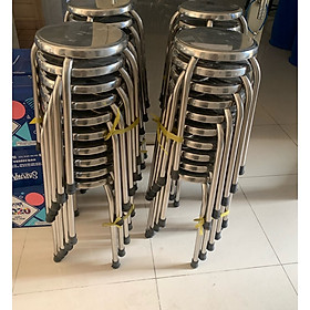 Mua ComBo 10 Ghế GHẾ INOX 4 CHÂN 100% INOX 304 CAO CẤP MIỄN PHÍ VẬN CHUYỂN TOÀN QUỐC