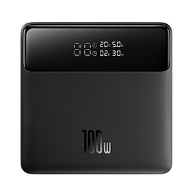 Mua Sạc Dự Phòng OS-Baseus Blade Power Digital Display Fast Charging Power Bank HD Edition 20000mAh 100W Black (Kèm cáp C to C 50cm) (Hàng chính hãng)