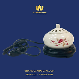 Mua Lư điện xông trầm hương - Lư điện xông tinh dầu - Có chức năng hẹn giờ - Điều chỉnh nhiệt độ - Giá rẻ - Bảo hành 1 năm