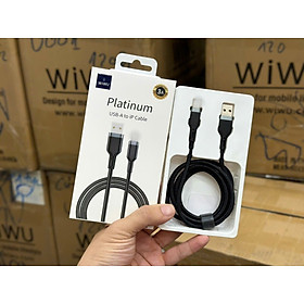 Mua Cáp Dữ Liệu WiWu Platinum Cable Wi-C019 USB-C to Iphone thân bện nylon   chống cong  chống vướng víu - Hàng Chính Hãng