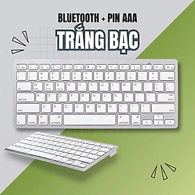 Bàn Phím mini Bluetooth Không Dây nhỏ gọn cho laptop, ipad, điện thoại tivi thông minh - HÀNG CHÍNH HÃNG