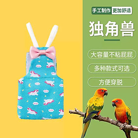 QUẦN ÁO TÃ CHO CHIM CẢNH CHIM VẸT DỄ THƯƠNG MÃ 3 XINH XẮN CHO THÚ CƯNG CHIM