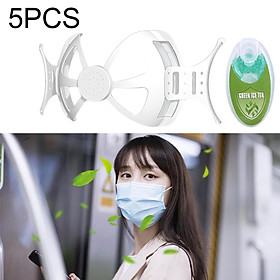 5 Count Mask Bracket Internal Supporting Frame Anti Fog Makeup Protection Mask under Insert Cushion