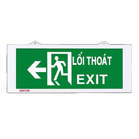 Hình ảnh Đèn lối thoát Exit 2 mặt Kentom KT120 pin sạc