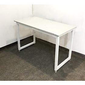 Bàn làm việc, bàn gaming chân sắt mạ tĩnh điện chữ U 1m2