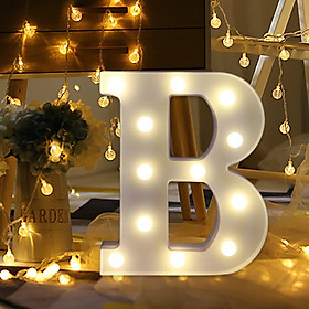 Siaonvr Remote control Alphabet Letter Lights LED Light Up White Plastic Letters Stand A