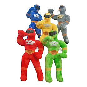 Gấu bông siêu nhân Gao (50cm--->65cm) 5 anh em siêu nhân siêu ngầu cho bé, hàng xịn chuẩn form, cao cấp, an toàn cho người sử dụng