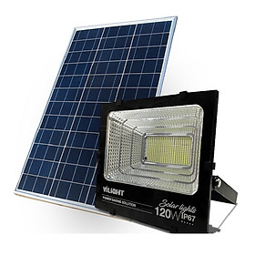 Đèn pha năng lượng mặt trời 120W Vi-Light VLFL120MT1 Chip LED Bridgelux USA