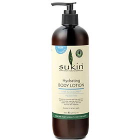 Sukin Hydrating Body Lotion Lime and Coconut 500ml