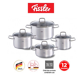 Mua Bộ Nồi Inox Cao Cấp Fissler Viseo 4 Món - Phân Phối Chính Hãng