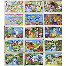 Tranh ghép hình 24 mảnh cho bé SK01 (Ngẫu nhiên)