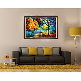 Mua Tranh phong cảnh  - tranh sơn dầu vẽ tay cao cấp - tranh treo tường phòng ngủ phòng khách HOUSE