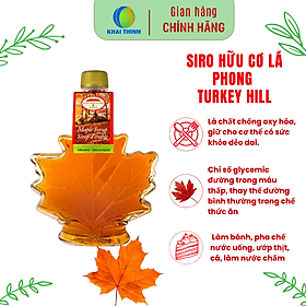 Siro Lá Phong Hữu Cơ Nguyên Chất Echo Moutain Maple Syrup Organic  ướp thịt, phù hợp ăn kiêng thay Thế Mật Ong - 250ML