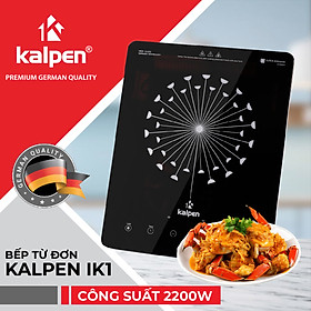 Mua Bếp điện từ đơn Kalpen IK1 công suất 2200W tặng Nồi lẩu Inox 30cm  bảo hành 2 năm - Hàng chính hãng