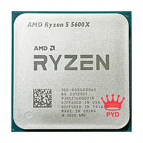 AMD Ryzen 5 5600X R5 5600X 3,7 GHz Bộ xử lý CPU 6 nhân 12 luồng 7NM 65W L3=32M 100-000000065 Ổ cắm AM4