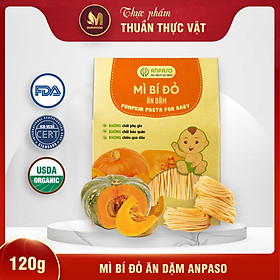 Mì Bí Đỏ Ăn Dặm Organic Anpaso 120g 300g, Bổ Sung Chất Xơ