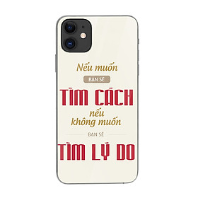 Ốp lưng điện thoại iPhone in họa tiết Nếu muốn bạn sẽ tìm cách