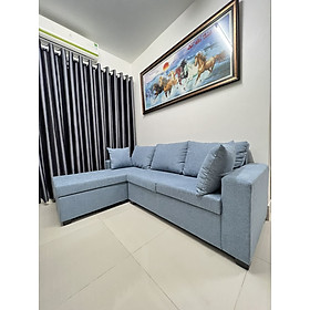 Mua Sofa da 2m5 x 1m5 Bidata Juno Sofa ghép góc tùy ý kèm bàn kính