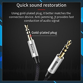 Mua Dây cáp âm thanh chất lượng cao AUX Audio 3.5 Baseus M30 -Hàng Chính Hãng