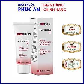 Hình ảnh Kem bôi trĩ DottorPrimo Emergency H 25ml - tặng bao ngón tay bôi kem