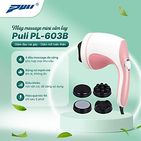 Máy massage bụng cầm tay 4 đầu hồng ngoại Puli PL-603B