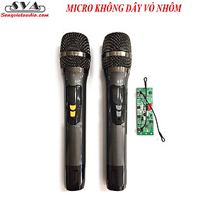 Mua MICRO KHÔNG DÂY UHF LOA KÉO  AMPLI (ĐEN BÓNG) - 1 CẶP