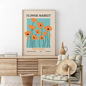 Mua TRANH TREO TƯỜNG NGHỆ THUẬT AESTHETIC GREEN FLOWER