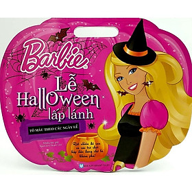 Sách - Barbie Lễ Halloween Lấp Lánh - Tô Màu Theo Các Ngày Lễ - Tân Việt Books