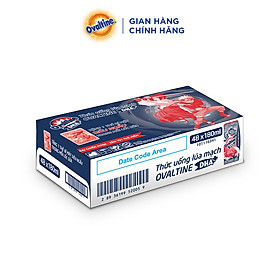 Thùng 12 lốc thức uống lúa mạch hương vị sô-cô-la Ovaltine DHA+ PRO Hộp Giấy 180ML x 4 công thức mới