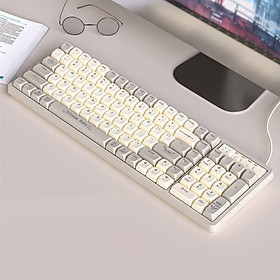 Bàn Phím Cơ Gaming dây usb GK102 chống ồn - Gray (Xám)