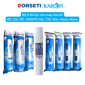 Mua Bộ 8 lõi lọc nước Karofi dùng cho máy lọc nước Karofi model O-D138 - Hàng chính hãng