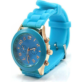 Đồng Hồ Quartz Đeo Tay Dây Silicone Geneva