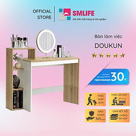 Mua Bàn Học Trẻ Em Bằng Gỗ Đẹp Đơn Giản SMLIFE Doukun
