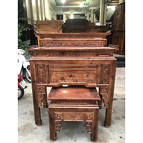 Mua Bộ ÁN GIAN 2 TẦNG  Bộ Án gian thờ đẹp hiện đại  bộ thờ gỗ tràm   bàn thờ gia tiên gỗ  bàn thờ bàn cúng gỗ 2 TẦNG
