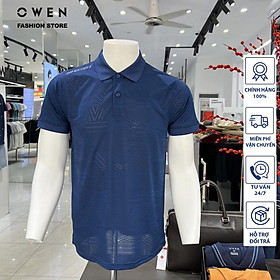 Áo Polo nam Owen cao cấp co dãn thấm hút mồ hôi thoáng mát Mã APT231209