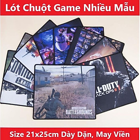 Mua Lót chuột đẹp  Lót chuột 21 * 25cm độ dày 2mm đa dạng hình  giao hàng ngẫu nhiên  may viền chắc chắn