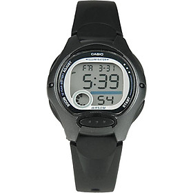 Đồng Hồ Nữ Dây Nhựa Casio LW-200-1BVDF (35mm) - Đen