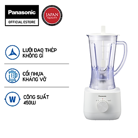 Mua Máy xay sinh tố Panasonic MX-EP3171KRA/MX-EP3171WRA - Lưỡi dao làm bằng thép không gỉ bền bỉ và sắc bén - Thiết kế an toàn - Kèm cối phụ  xay khô -Hàng chính hãng