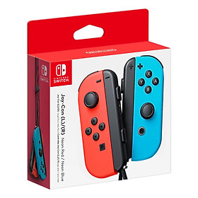 Tay Cầm Nintendo Switch Joy-Con Neon Red/Neon Blue - Hàng Nhập Khẩu