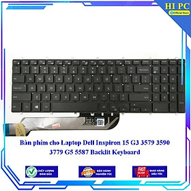Mua Bàn phím cho Laptop Dell Inspiron 15 G3 3579 3590 3779 G5 5587 Backlit Keyboard - Phím Zin - Hàng Nhập Khẩu