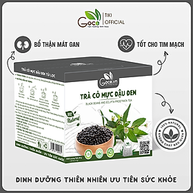 Hình ảnh Trà cỏ mực đậu đen túi lọc Goce - Bổ thận mát gan