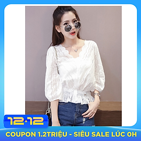 Áo kiểu nữ tay lỡ xinh xắn LAHstore, thời trang phong cách trẻ