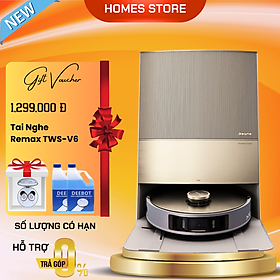 Mua Robot Hút Bụi Lau Nhà Dreame X10 - Kết Nối Áp Điện Thoại Tự Giặt Sấy Khô Giẻ Khí Nóng Kháng Khuẩn Hoạt Động 300 m2 Lực Hút 5050 Pa - Hàng Nhập Khẩu