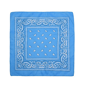 Bộ sưu tập khăn vuông cotton bandana turban XO Vintage BDN01 54x54cm - BDN01.22 Xanh dương