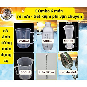 Combo Bộ 6 Dụng Cụ Pha Chế