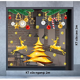Mua Decal trang trí NOEL 2024 combo số 35