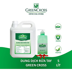 DUNG DỊCH RỬA TAY KHÁNG KHUẨN GREEN CROSS CAN 5L